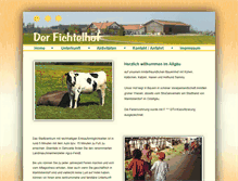 Tablet Screenshot of fichtelhof.de